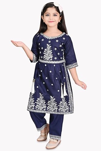 Image of NFashion Girls Printed design Rayon Anarkali Salwar Suit Set for girls