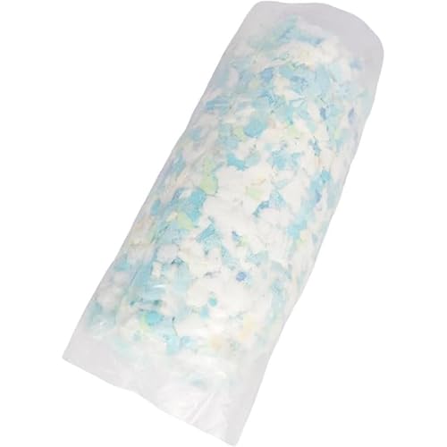 Tubayia Relleno de espuma viscoelástica triturada, relleno para cojín, suave, versátil, repuesto para puf de asiento para sofá, silla (1 kg)