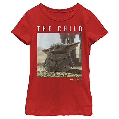 Image of STAR WARS Mandalorian Green Child Girl's Solid Crew Tee