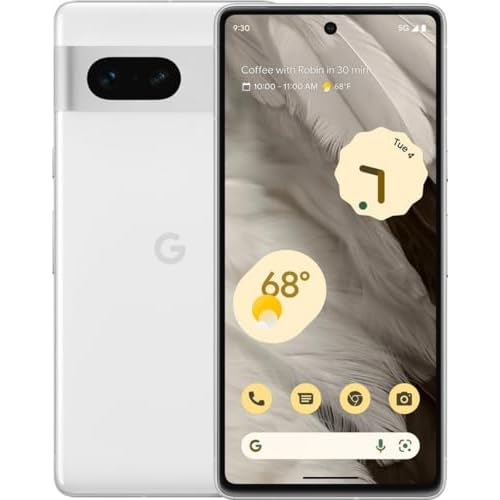 Google Pixel 7 5G, US Version, 128GB, Snow – Unlocked (Renewed)