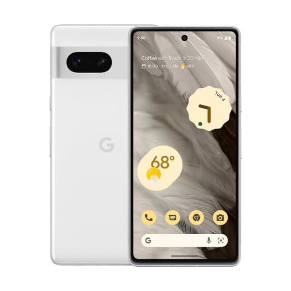 Google Pixel 7 5G, US Version, 128GB, Snow – Unlocked (Renewed)