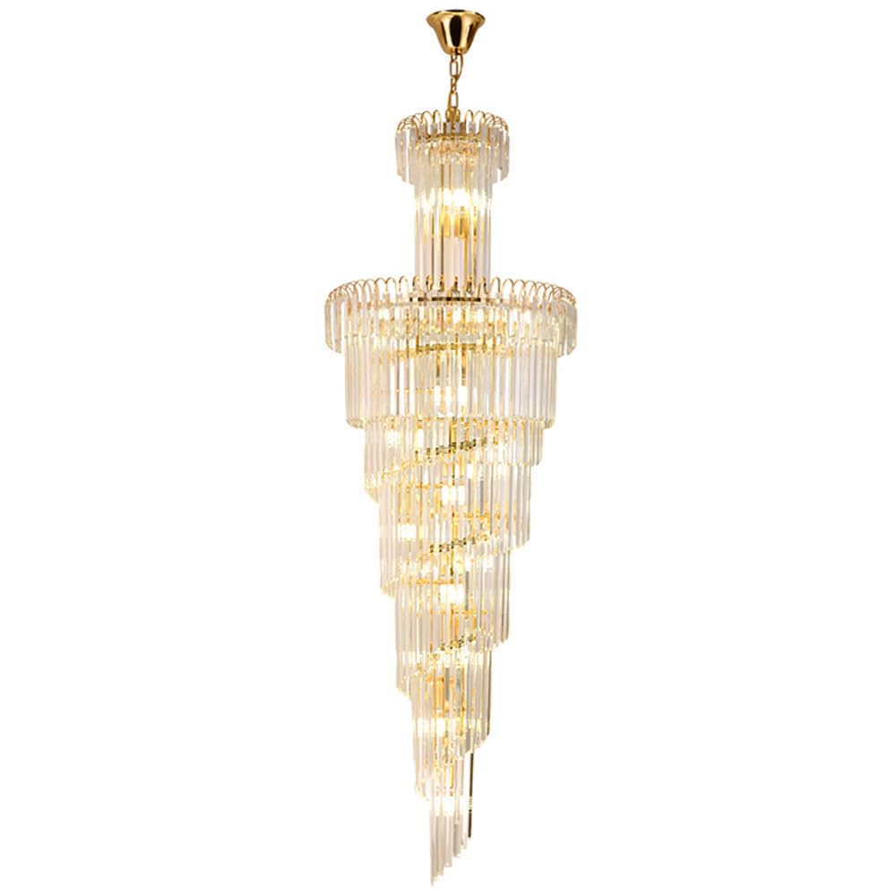 Lustre d'escalier rotatif moderne pour sublimer votre villa