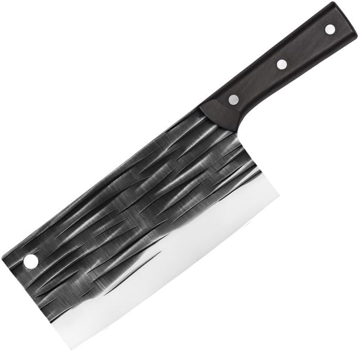 Meat Cleaver,Cleaver Knife Kitchen Chef Knife Stainless Steel Meat Fish Vegetables Slicer Chopping Professional Chinese Butcher Cleaver Cooking Tools, LAMAJIGA5844