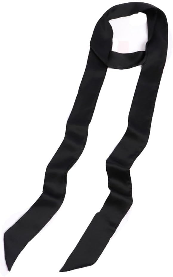 1Pc Black Satin Ribbon Belt Long Chiffon Sash Waist Belt for Bridal Wedding Dress Belt Bridal Waist Belt Robe Replacement Formal Special Occasion Dresses Accessories for Women Girls Women's Belts