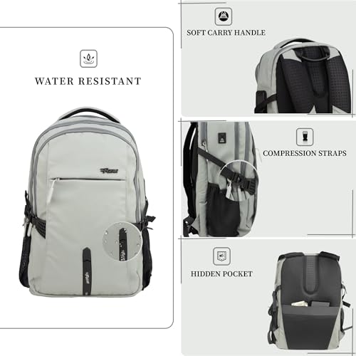 Image of F Gear Amalfi 30L Laptop Backpack|3 Spacious Compartments for Easy Organisation|17 inch, USB Charging Port, Sternum, Hip Strap, Luggage Strap|Backpack for College, Office & Travel Use