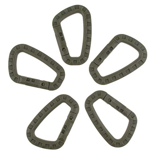 Easnea 5Pcs leggero molla Snap Gear Clip Utility