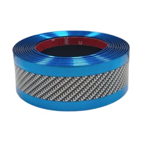 NITAGO Guarnição de Proteção de Borda de Porta de Carro Genérica, Acessório de Autoadesão, Protetor de Soleira Universal para Amortecedor Traseiro, Proteção, Azul, Tamanho real