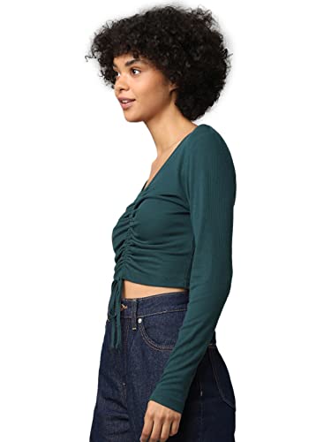 Image of ONLY Women's Polyester Blend Slim Fit Top