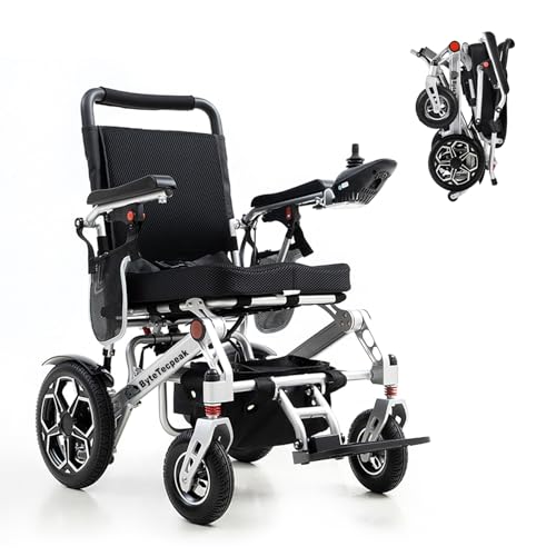 Electric Wheelchairs for Adults,Folding Electric Wheelchair Airline Approved,500W Motor,15Miles Range,Lightweight Portable Motorized Wheelchairs for Seniors,All-Terrain Power Wheelchair,Support 330lbs