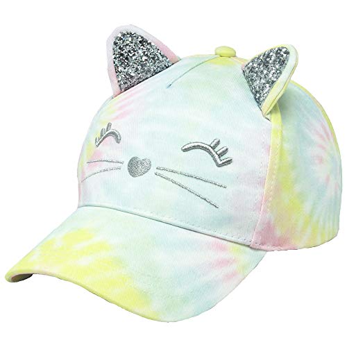 Ponyflo Kids Tie Dye Cat Face with Ears4