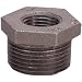 Anvil 8700129359, Malleable Iron Pipe Fitting, Hex Bushing, 1" NPT Male x 3/4" NPT Female, Black Finish