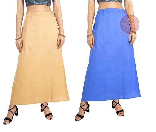 Image of Plus Size Cotton Petticoat for Women Combo (Size S to 6XL)