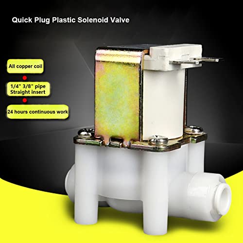 Électrovanne machine eau pure 24V DC normalement fermée avec prise rapide - 3