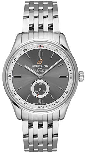 Breitling Premier Automatic 40 Anthracite Dial Steel Men's Watch A37340351B1A1