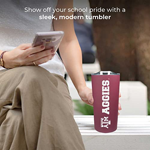 Campus Colors Stainless Steel, Double Walled, Vacuum Insulated, Reusable Tumbler With Slider-Top Lid For Travel, Sports, And #TOP1