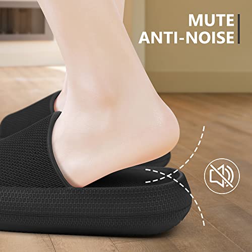 Youecci Cloud Slides for Kids丨Shower Slippers Bathroom Pool Sandals丨Boys Girls Comfy Thick Sole Slippers丨Summer Non-Slip Beach Shoes2