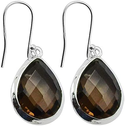 Silver Palace 925 Sterling Silver Natural Gemstone Earrings For Women And Girls