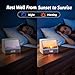 Gemmac Sunrise Alarm Clock Night Light, Hatch Alarm Clock for Adults with Sound Machine Bluetooth Speaker White Noise Sound Machine Sunrise Clock Night Lamp for Nightstands Room Decor Gifts Ideas