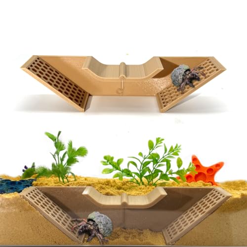 Image of Hermit Crab Underground Tunnel Cave - Hermit Crab Climbing Tank Accessories Hide, Hermit Crab Climbing Toys, Hermit Crab Decor, Habitat Accessories