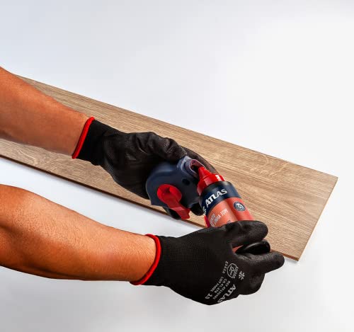 Conjunto Carretel de Giz e Linha de Pó Vermelho, 30 Metros, Cor Azul, Atlas.