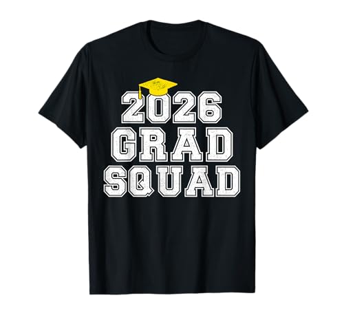 Grad Squad 2026 Graduation Senior Family Matching T-Shirt