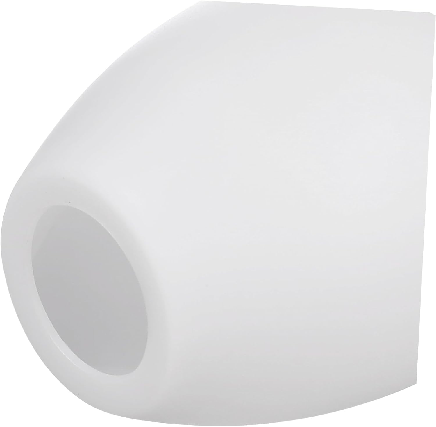 Operitacx 5pcs Plastic Lampshades, 1.4 inch Horseshoe Lamp Shade Replacement, Lamp Shade Lamp Shade Cover for Chandelier, Pendant Light, Wall Sconces Series (White)