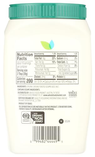 365 By Whole Foods Market Organic Tahini, 16 Ounce thumb #1