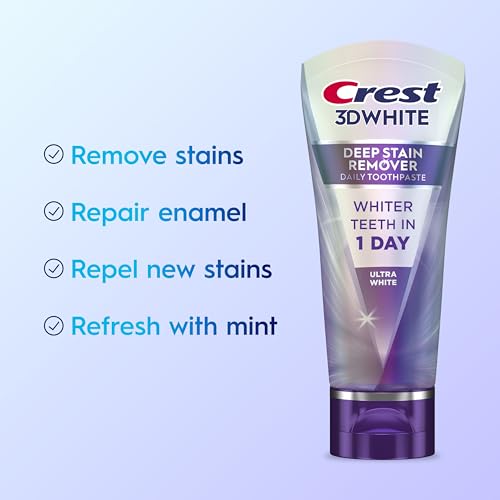 Crest 3DWhite Brilliance Deep Stain Remover Ultra White Toothpaste - 2.1oz