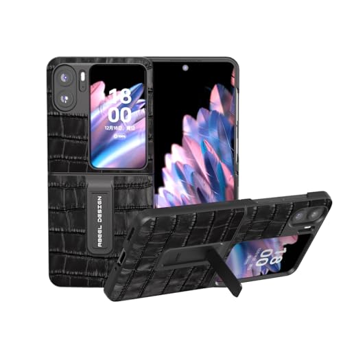 Étui Oppo Find N2 Flip avec support pour visionnage mains libres noir