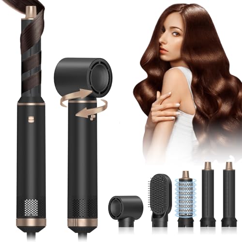 Immagine prodotto: Hair Styler Spazzola Elettrica 5 in 1 per Capelli - Hair Styler Professionale con Aria Calda, Asciugacapelli, Arricciacapelli e Lisciante, Spazzola Phon per Styling Rapido Senza Danni