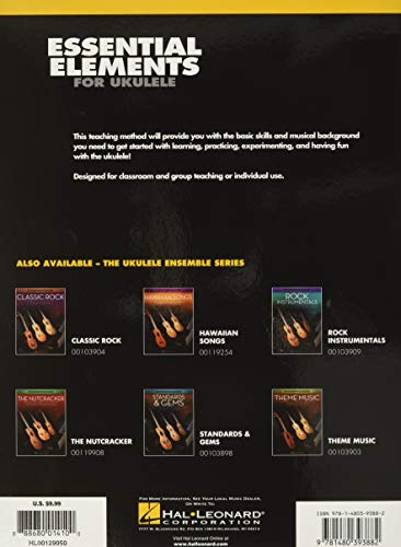 Essential Elements For Ukulele - Method Book 1: Comprehensive Ukulele Method #TOP1
