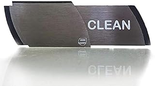 Premium Metal Dishwasher Magnet Clean Dirty Sign | The Only NEW BLACK STAINLESS