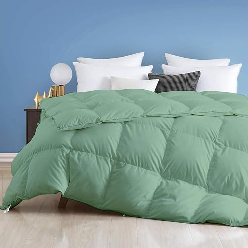 Image of Day Care - 400 GSM Hotel Quality-Down Alternative Microfiber Comforter for Heavy Winter Single Bed Comforter /Blanket /Rajai (60 inch x 90 inch Inches /228cm x 228cm) - Comforter Single Bed|Sage