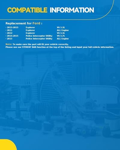 Image of PHILTOP 98332 NEW Air Conditioner AC Compressor with Clutch for Ford Explorer 2011,Explorer 2012-2015 3.5L, Police Interceptor Utility 2013,Police Interceptor Utility 2014 2015 3.7L,BB5Z19703B