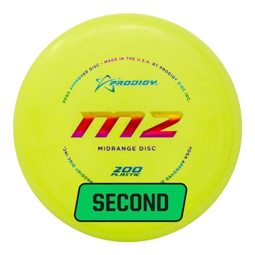 Prodigy Disc Factory Second M2 200 Firm | Straight Flying Disc Golf Midrange | Great for Drives or Approach Shots | Great Beginner Disc | Lightweight Plastic | Colors May Vary | (170g+)