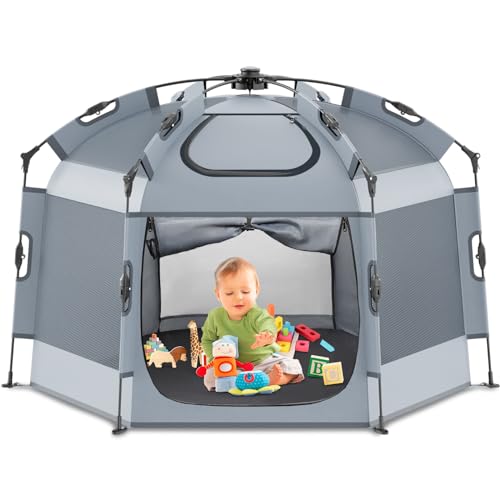 Babepai Pop Up Playpen for Babies - 55.1