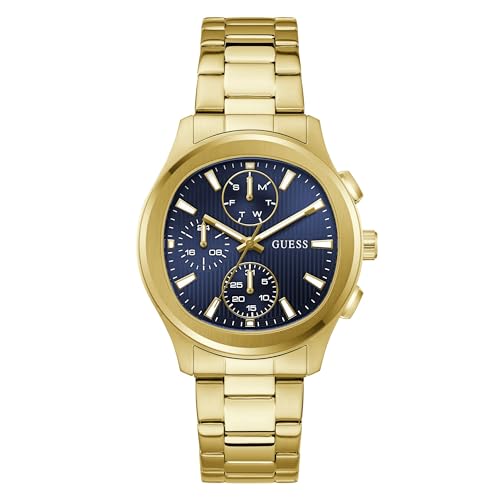 Montre Guess Palmer GW1048G2 homme quartz étanche 5 Bar avec bracelet acier doré