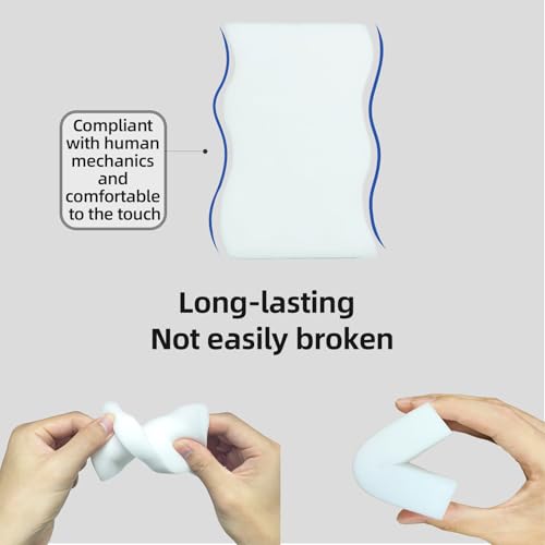 Image of 70 Pack Magic Sponges Eraser, 2X Density Melamine Sponge, Extra Large Long Lasting Household Kitchen Cleaning Sponge for Dishes, Bathroom, Bathtub, Car, Toy (4.3 x 2.8 x 0.8 in)