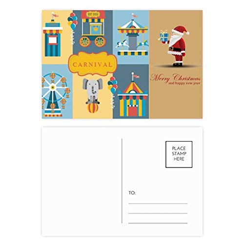 Cartes postales Père Noël lot de 20 humour de Noël pour correspondances festives