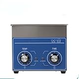 6-Liter-Schmuckreinigungsmaschine, kommerzieller Ultraschallreiniger mit mechanischer Temperatur- und Zeitsteuerung, 304-Edelstahltank