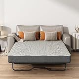 sogesfurniture Full Size Sofa Mattress，4-Inch Gel Memory Foam with Removable Washable Cover for Guest Rooms, Sofas, RVs & Boats, CertiPUR-US Certified, Gray，