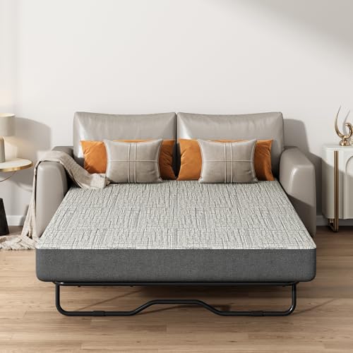 Sogesfurniture 4-Inch Gel Memory Foam Sofa Mattress, Gray