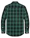 J.VER Mens Flannel Button Down Shirts Regular Fit Long Sleeve Casual Business Checkered Buffalo Plaid Work Shirt with Pockets Green Black Medium