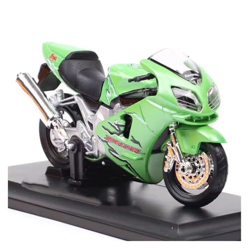 Moto Kawasaki Ninja ZX-12R a escala 1:18 en aleación para decoración 2