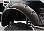 Bushwacker Cutout Pocket/Rivet Style Front Fender Flares | 2-Piece Set, Black, Smooth Finish | 20047-02 | Fits 2008-2010 Ford F-250/F-350/F-450/F-550 Styleside Super Duty