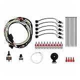 Langer Kabelbaum: Die lange Verdrahtungshärte kann 2 Sitz- und 4 Sitzfahrzeuge passen. Jede Farbzeile zeigt die entsprechende Installationsposition an, um die Installationseffizienz zu verbessern. Vermeiden Sie unnötige falsche Installation.