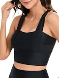 Womens Crop Tank Swim Bra Sports Bra for Under Swim Shirt Sw...