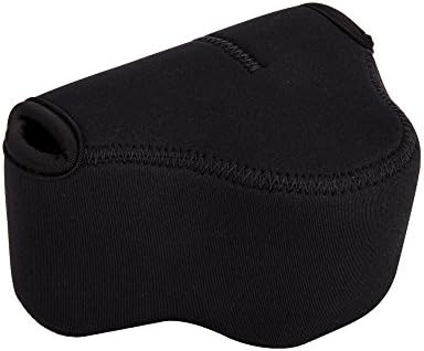 JJC Mirrorless Camera Case Pouch Bag for Fuji Fujifilm X-T100 X-T20 X-T10 X-E4 X-E3 X-A5 X-A2 X-A3 Olympus OM-D E-M10 Mark II with lens