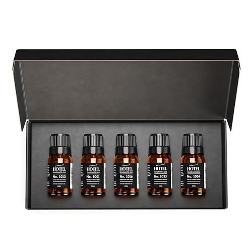 AirScent Hotel Diffuser Oil Gift Set - Metro City Hotel Scents - 10 mL, 0.34 fl oz Fragrance Oil Set - Inspired by The Hotel Costes Paris, Fairmont, London St James, The Baccarat Hotel and Others