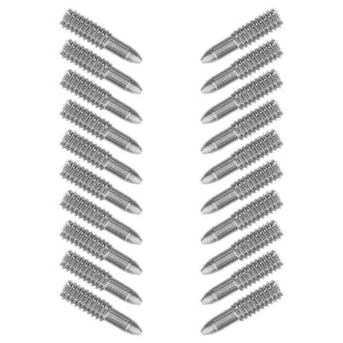 VANZACK 20pcs Clarinet Screw Set 7.5x2mm Flat Head Screws Wind Instrument Repair Kit Clarinet Maintenance Accessories for Musical Instrument Parts Replacement